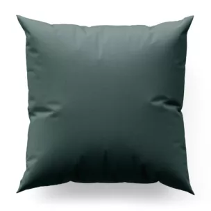 Poszewka szyta ciemnoniebieska z gładkiej tkaniny zaciemniającej typu dimout wykończona obciążnikiem