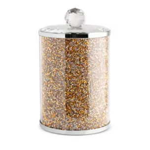 Pojemnik VENTOSA do przechowywania z kryształkami, w stylu glamour