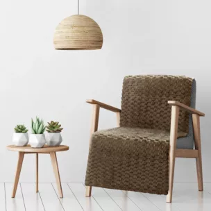 Narzuta na fotel-koc 70x160 cm ciemnobrązowa miękka i miła w dotyku z wytłaczanym wzorem 3D CINDY 6 Design 91