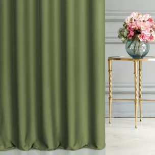 Tkanina zasłonowa dwustronna o ozdobnym splocie, z subtelnym połyskiem