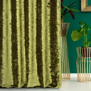 Tkanina zasłonowa, gruba, welwetowa, z połyskiem i efektem gniecenia