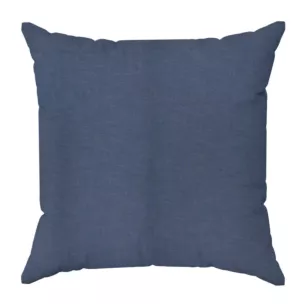 Poszewka szyta granatowa o naturalnym, gęstym splocie w stylu eko