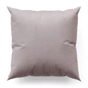 Poszewka szyta GEONOA pudrowo różowa z miękkiej tkaniny o naturalnym charakterze z widocznym ozdobnym splotem