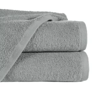 Ręcznik kąpielowy 70x140 cm bawełniany kolor stalowy 500 g/m2 GŁADKI 2
