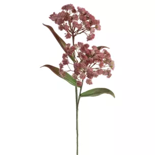 Kwiat sztuczny ciemnoróżowy z plastycznej pianki foamiran 73 cm