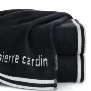 Ręcznik kąpielowy 50x90 cm bawełniany kolor czarny z kolekcji Pierre Cardin