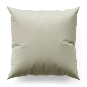 Poszewka szyta ciemnokremowa z miękkiej w dotyku tkaniny szenilowej