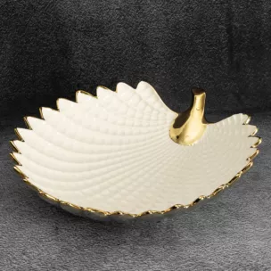 Patera ceramiczna HIRAL w formie liścia