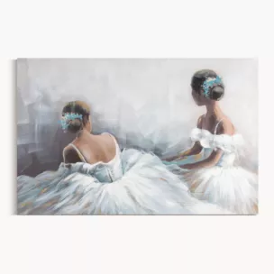 Ręcznie malowany obraz na płótnie BALETNICA