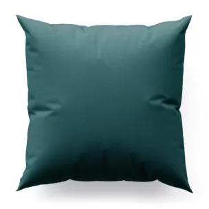 Poszewka szyta ciemnoturkusowa z gładkiej tkaniny z delikatnym połyskiem Italissima Eva Minge