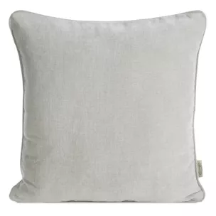 Poszewka na poduszkę 45x45 cm szenilowa, jasnobeżowa NILO
