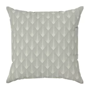 Poszewka szyta beżowo złota z tkaniny w elegancki geometryczny wzór z błyszczącą nicią