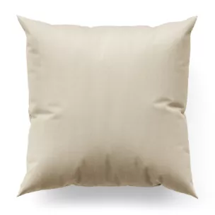 Poszewka szyta SAFARI jasnobeżowa z miękkiej welwetowej tkaniny z połyskiem