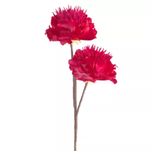 Kwiat sztuczny ciemnoróżowy z plastycznej pianki foamiran 64 cm