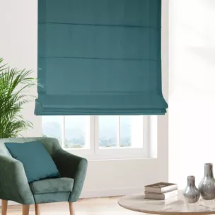 Roleta rzymska petroa z tkaniny o naturalnym splocie z efektem melanżu