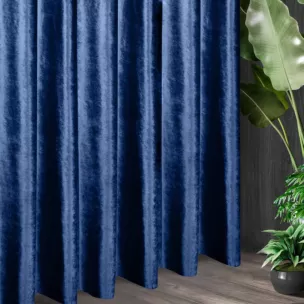Tkanina zasłonowa gładka, miękka, welwetowa, z wyraźnym połyskiem z kolekcji Eva Minge