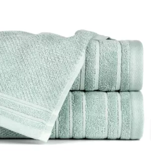 Ręcznik kąpielowy 50x90 cm bawełniany kolor miętowy z błyszczącą bordiurą 500 g/m2 GLORY 3