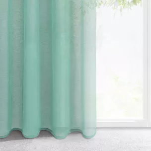 Firana REBECCA o strukturze drobnego deszczyku wzór poziomy