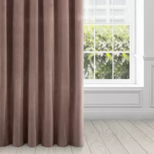 Zasłona KRISTI jednokolorowa z grubszego miękkiego welwetu o gramaturze 330 g/m2