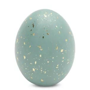 Figurka dekoracyjna JAJKO wielkanocne z lśniącymi drobinkami