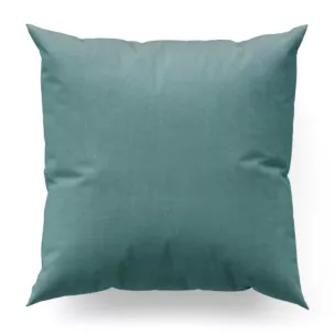 Poszewka szyta GEMMA ciemnoturkusowa ze szlachetnej grubej tkaniny welwetowej o gramaturze 400g/m2