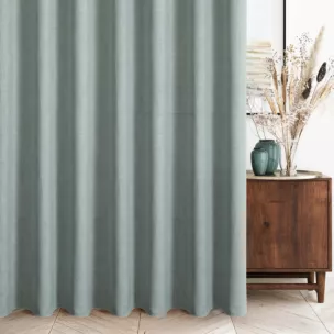 Zasłona szyta na przelotkach miętowa W STYLU EKOLOGICZNYM