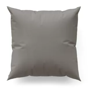 Poszewka szyta jasnobrązowa z gładkiej tkaniny typu blackout