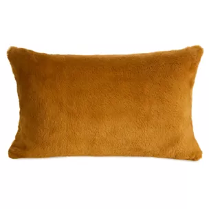 Poszewka na poduszkę 30x50 cm miodowa z miękkiej futrzanej tkaniny NINA
