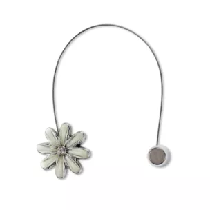 Komplet 2 szt. magnesów zdobionych kwiatem