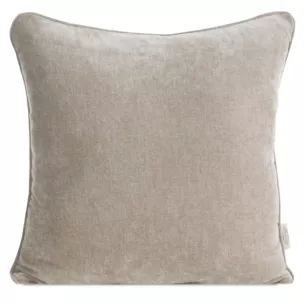 Poszewka na poduszkę 45x45 cm szenilowa, beżowa  NILO