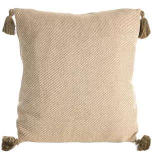 Poszewka POLY gładka z ozdobnymi chwostami na rogach