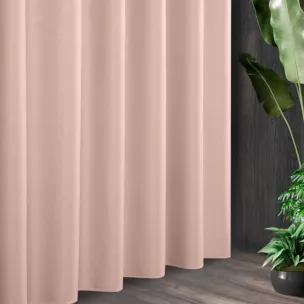 Tkanina zasłonowa błyszcząca z drobnym strukturalnym wzorem