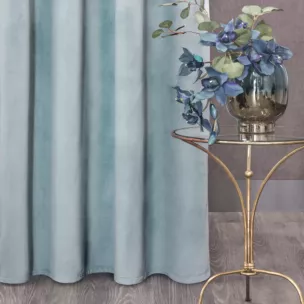 Zasłona morska z matowego welwetu 140x270 cm taśma - MELANIE