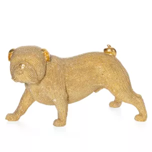 PIES - figurka dekoracyjna ELDO 2 o drobnym strukturalnym wzorze