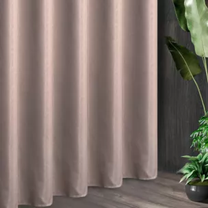 Tkanina zasłonowa z ozdobnym splotem i dodatkiem błyszczącej nici