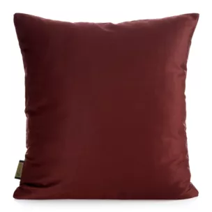 Poszewka na poduszkę 40x40 cm satyny bawełnianej burgundowa NOVA