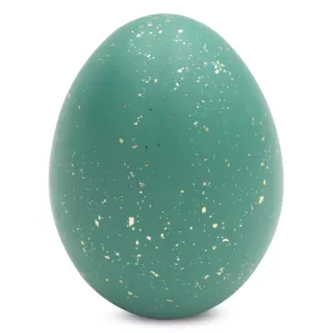 Figurka dekoracyjna JAJKO wielkanocne z lśniącymi drobinkami