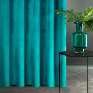 Zasłona SAMANTA z miękkiego i błyszczącego welwetu