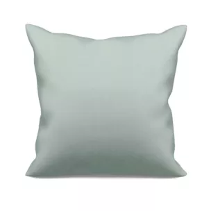 Poszewka szyta ADESSA jasnoturkusowa z miękkiej tkaniny o welurowej strukturze