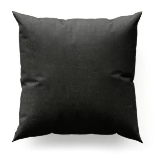 Poszewka szyta grafitowa z miękkiej w dotyku tkaniny szenilowej