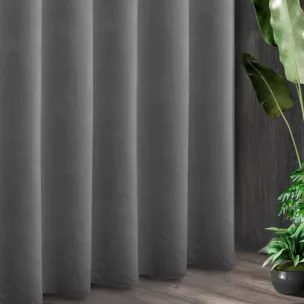 Tkanina zasłonowa ADORE gładka i miękka w dotyku o welurowej strukturze