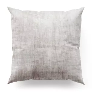 Poszewka szyta SAFARI 1 szara z miękkiej welwetowej tkaniny z połyskiem i poziomym prążkiem