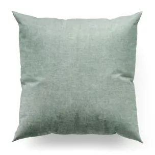 Poszewka szyta BRIANNA miętowa miękka szenilowa o wyraźnym splocie i lekkim połysku