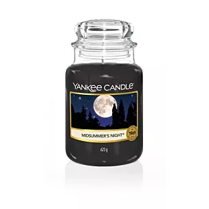 YANKEE CANDLE - Duża świeca zapachowa w słoiku - Mildsummers Night