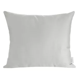 Poszewka na poduszkę 50x70 cm z satyny bawełnianej jasnoszara DINA