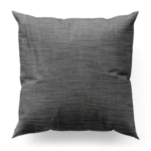 Poszewka szyta popielata z miękkiej matowej tkaniny o nieregularnym wzorze z efektem melanżu