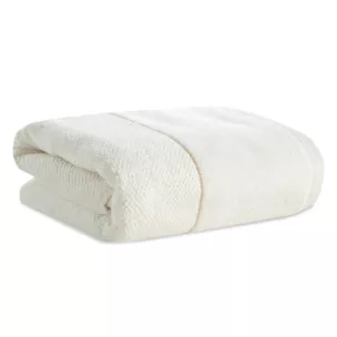 Ręcznik do rąk 30x50 cm bawełniany kolor kremowy z welwetową bordiurą 550 g/m2 ARIA