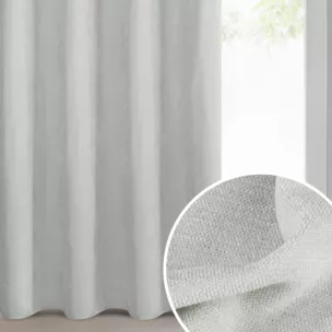 Zasłona platynowa z szenilowej tkaniny o strukturalnym splocie 140x250 cm przelotka - VANI