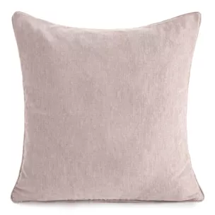 Poszewka na poduszkę 45x45 cm szenilowa, różowa NILO