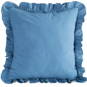 Poszewka na poduszkę 45x45 cm bawełniana z ozdobną falbanką - kolekcja SEA  SUMMER